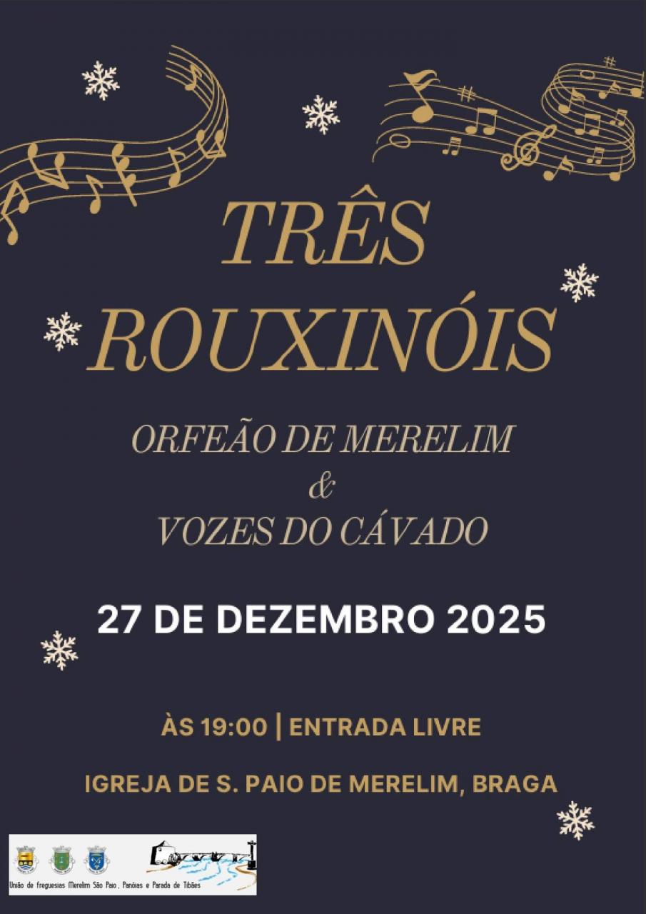Concerto de Natal Tr&ecirc;s Rouxin&oacute;is